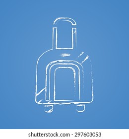 Suitcase icon.