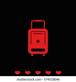 Suitcase icon.