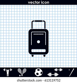 Suitcase icon.
