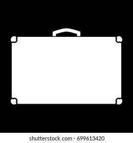 Suitcase icon .
