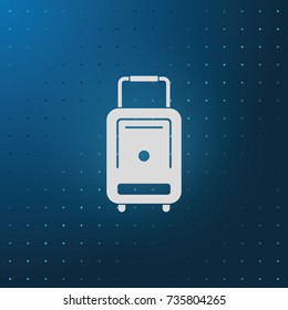 Suitcase icon.