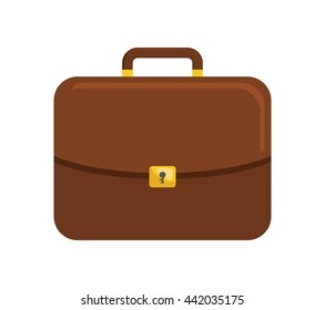 Suitcase Icon. Bag And Business Design. Vector Graphic