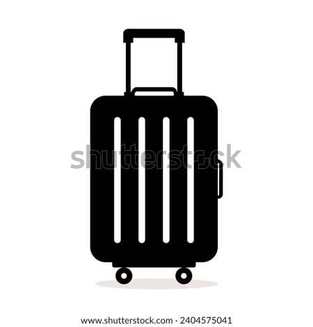 suitcase icon. Baggage suitcase. Suitcase bag icon collection.