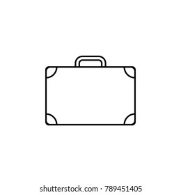 Suitcase icon. Bags element icon. Premium quality graphic design. Signs, outline symbols collection icon for websites, web design, mobile app, info graphics on white background