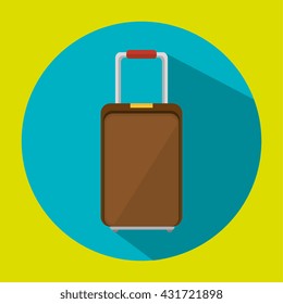 suitcase icon design 