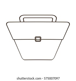   suitcase icon design image, vector illustration