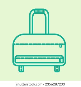 Suitcase Icon Design, Icon Suitcase, Icon Traveling Holiday, Icon Bag
