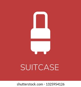  Suitcase icon. Editable  Suitcase icon for web or mobile.