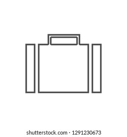 suitcase icon. Element of cyber security for mobile concept and web apps icon. Thin line icon for website design and development, app development
