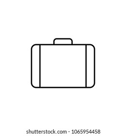 suitcase icon. Element of simple icon for websites, web design, mobile app, info graphics. Thin line icon for website design and development, app development  on white background