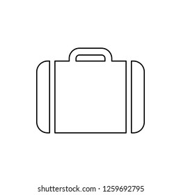 suitcase icon. Element of web for mobile concept and web apps icon. Thin line icon for website design and development, app development