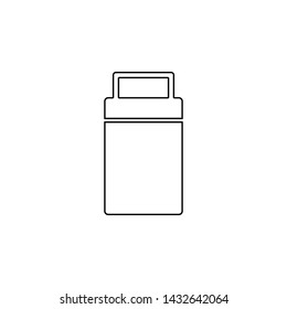 suitcase icon. Element of web for mobile concept and web apps icon. Outline, thin line icon for website design and development, app development