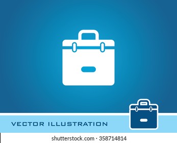 Suitcase Icon. Eps-10.