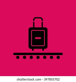 Suitcase Icon. Eps-10.