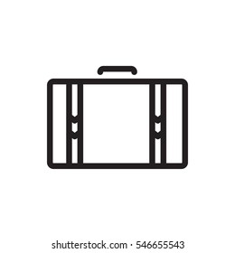 suitcase icon illustration isolated vector sign symbol