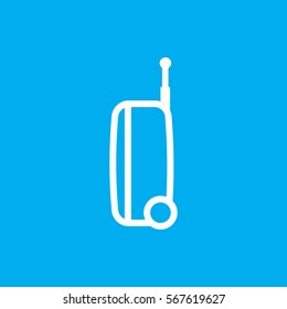 suitcase icon illustration isolated vector sign symbol