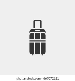 Suitcase icon illustration isolated vector sign symbol