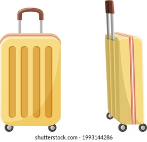 Suitcase icon illustration set  [vector image]