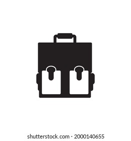 icono de maleta aislado en fondo blanco de la colección de edad avanzada. icono de maleta moderno y moderno símbolo de maleta para logotipo, web, app, UI.