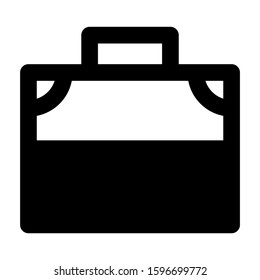suitcase icon isolated sign symbol vector illustration - high quality black style vector icons
