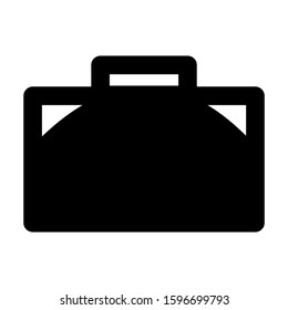 suitcase icon isolated sign symbol vector illustration - high quality black style vector icons
