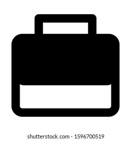 suitcase icon isolated sign symbol vector illustration - high quality black style vector icons
