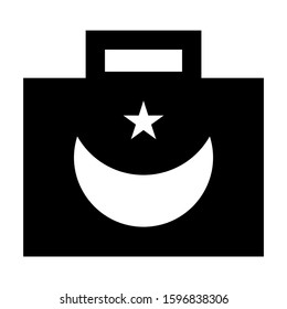 suitcase icon isolated sign symbol vector illustration - high quality black style vector icons
