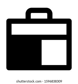suitcase icon isolated sign symbol vector illustration - high quality black style vector icons
