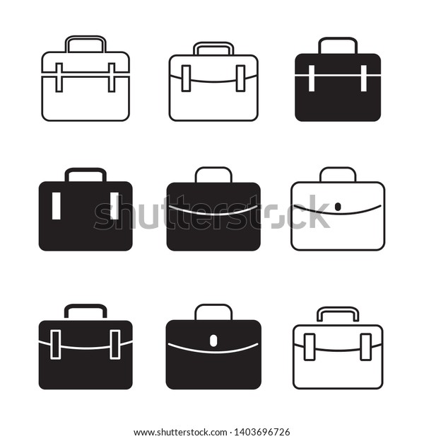 Download Suitcase Icon Logo Design Template Stock Vector Royalty Free 1403696726