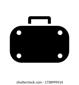 suitcase  icon or logo isolated sign symbol vector illustration - high quality black style vector icons
