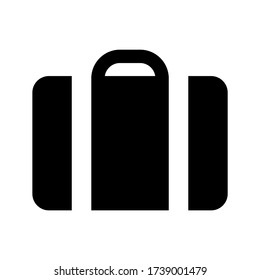suitcase  icon or logo isolated sign symbol vector illustration - high quality black style vector icons
