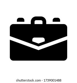 suitcase  icon or logo isolated sign symbol vector illustration - high quality black style vector icons
