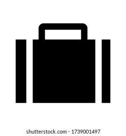 suitcase  icon or logo isolated sign symbol vector illustration - high quality black style vector icons
