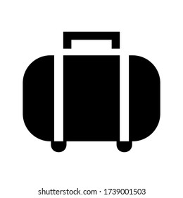 suitcase  icon or logo isolated sign symbol vector illustration - high quality black style vector icons
