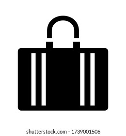 suitcase  icon or logo isolated sign symbol vector illustration - high quality black style vector icons
