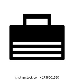 suitcase  icon or logo isolated sign symbol vector illustration - high quality black style vector icons
