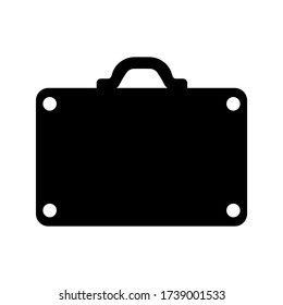 suitcase  icon or logo isolated sign symbol vector illustration - high quality black style vector icons
