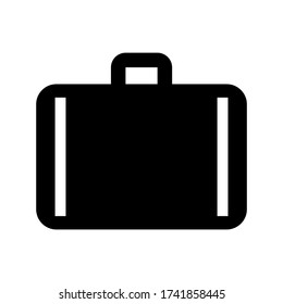 suitcase  icon or logo isolated sign symbol vector illustration - high quality black style vector icons
