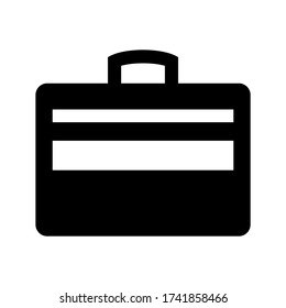 suitcase  icon or logo isolated sign symbol vector illustration - high quality black style vector icons
