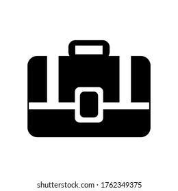 suitcase icon or logo isolated sign symbol vector illustration - high quality black style vector icon
