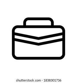 suitcase icon or logo isolated sign symbol vector illustration - high quality black style vector icons
