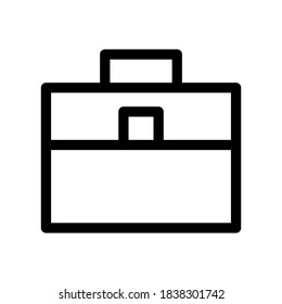 suitcase icon or logo isolated sign symbol vector illustration - high quality black style vector icons
