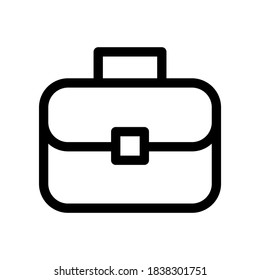 suitcase icon or logo isolated sign symbol vector illustration - high quality black style vector icons
