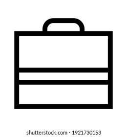 suitcase icon or logo isolated sign symbol vector illustration - high quality black style vector icons
