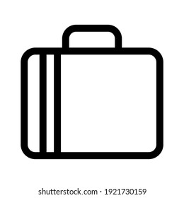 suitcase icon or logo isolated sign symbol vector illustration - high quality black style vector icons
