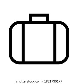 suitcase icon or logo isolated sign symbol vector illustration - high quality black style vector icons
