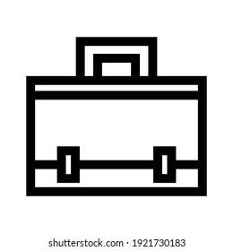 suitcase icon or logo isolated sign symbol vector illustration - high quality black style vector icons
