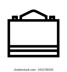 suitcase icon or logo isolated sign symbol vector illustration - high quality black style vector icons
