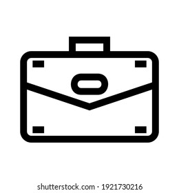 suitcase icon or logo isolated sign symbol vector illustration - high quality black style vector icons
