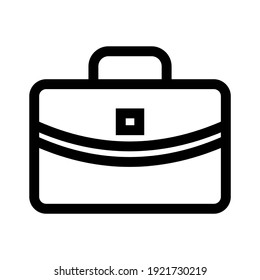 suitcase icon or logo isolated sign symbol vector illustration - high quality black style vector icons
